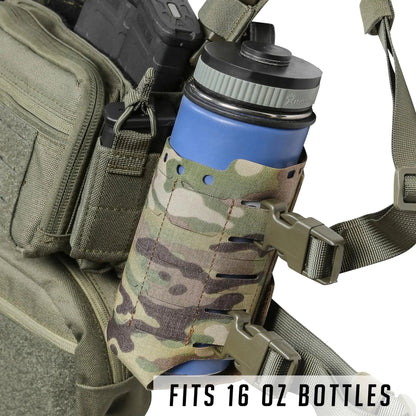 Signal & Steel Flex Expander Wing Pouch – Water Bottle & Utility Expansion for Micro Chest Rigs (MK4 / MK5 / D3CR Compatible)