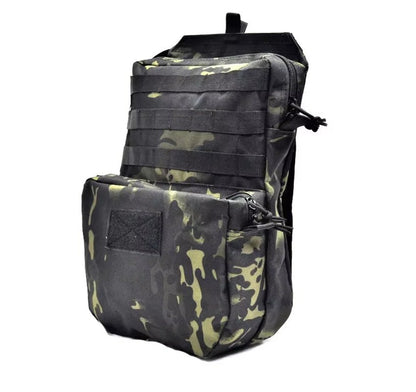 Signal & Steel MOLLE Hydration Backpack – Tactical Plate Carrier Water Carrier (EDC Hydration Pack)