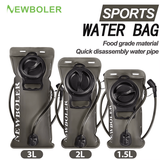 Signal & Steel Tactical Hydration Reservoir – 1.5L / 2L / 3L Water Bladder with Quick-Release Hose